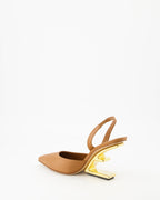 Heels Fendi First pumps Fendi Brown Women