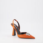 Pumps Escarpins la Medusa Versace Orange Femme