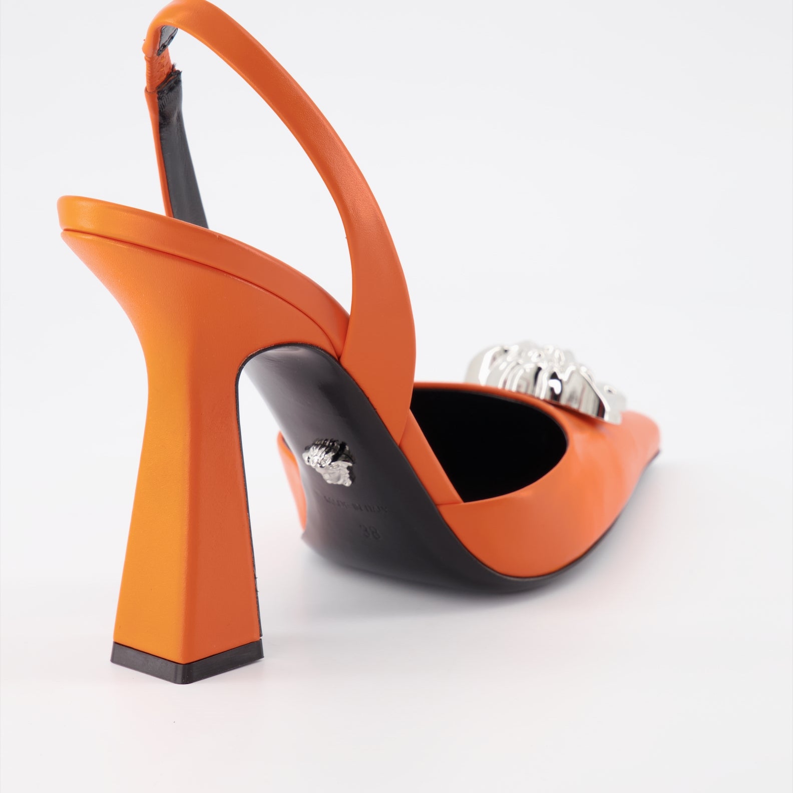 Pumps Escarpins la Medusa Versace Orange Femme