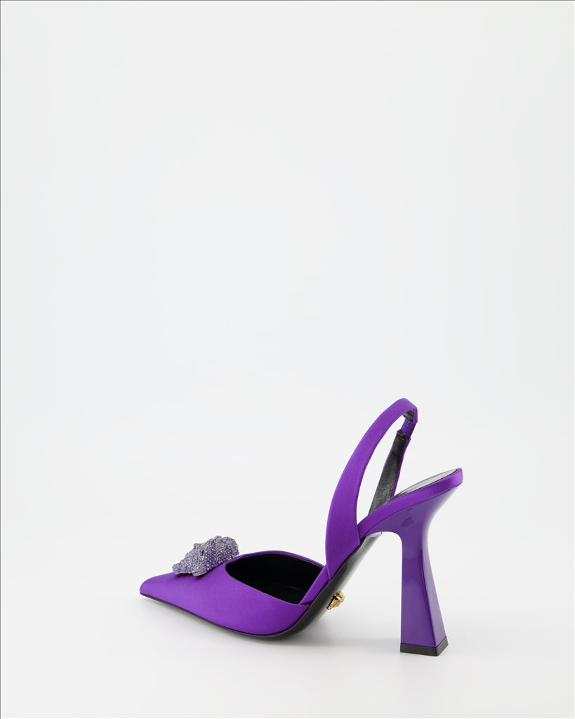 Heels La Medusa pumps Versace Purple Women