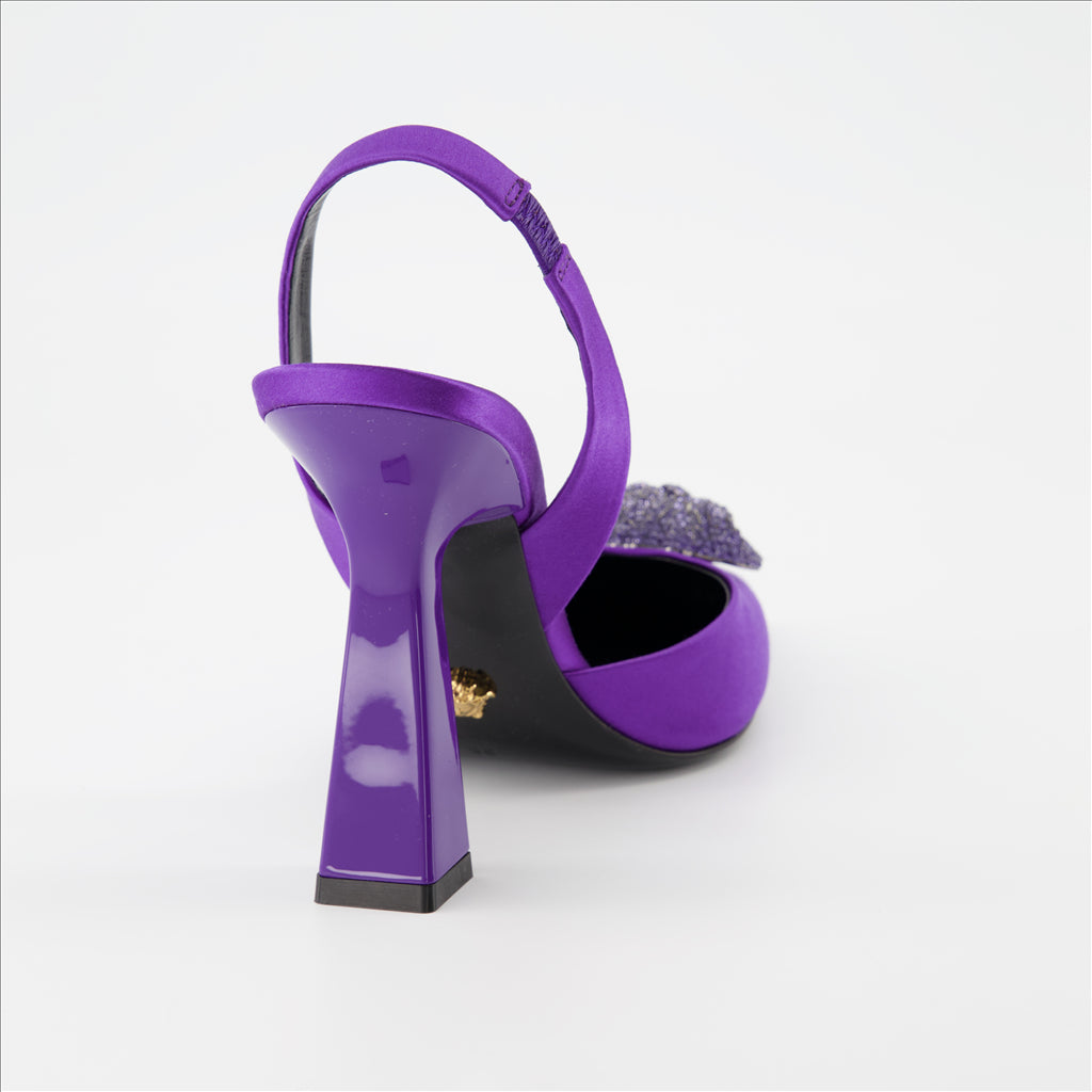 Heels La Medusa pumps Versace Purple Women