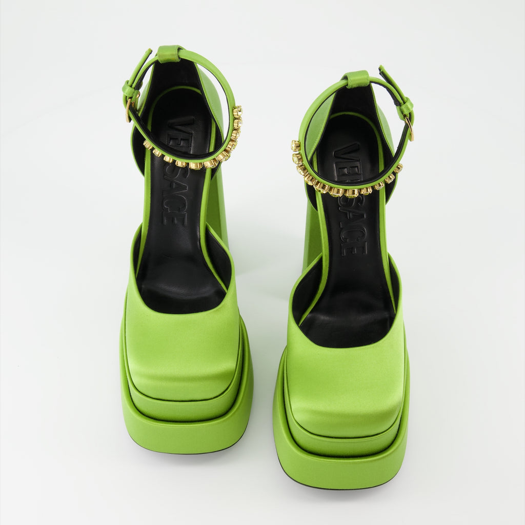 Pumps Escarpins Medusa Aevitas Versace Grün Femme