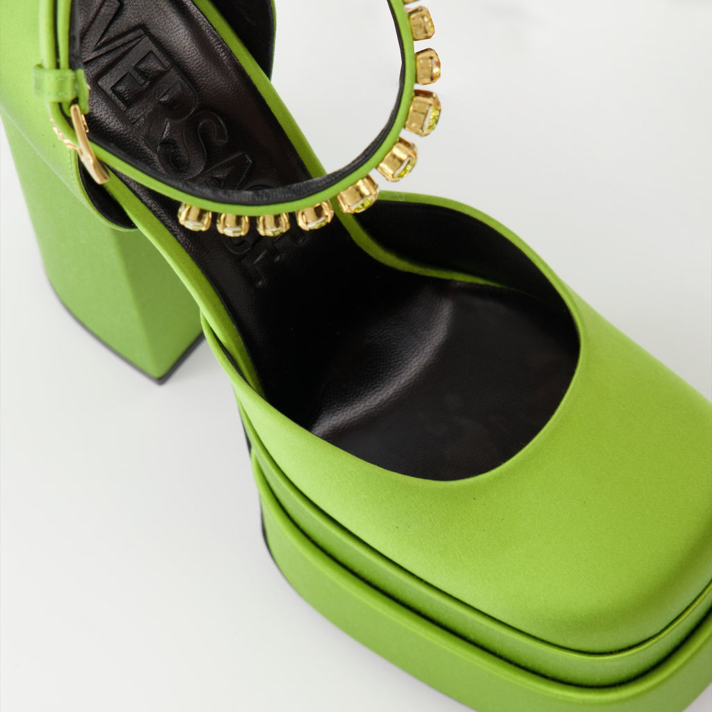 Pumps Escarpins Medusa Aevitas Versace Grün Femme