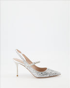 Pumps Escarpins pailletés Miu Miu Silber Femme