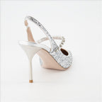 Pumps Escarpins pailletés Miu Miu Silber Femme