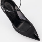 Escarpins Punk à bride noirs