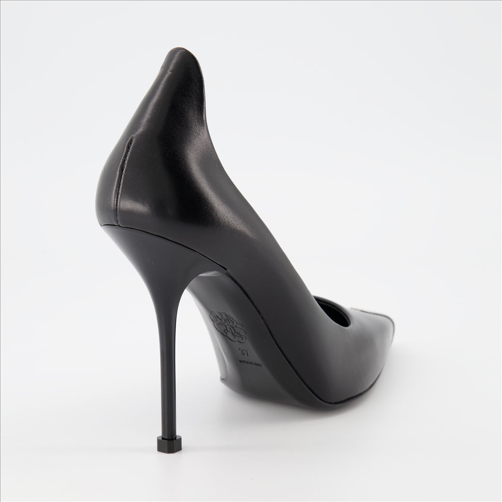 Pumps Escarpins Punk Alexander McQueen Schwarz Femme
