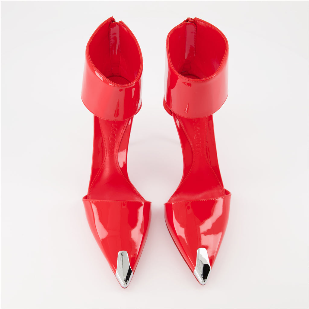 Tacchi Punk Heels Alexander McQueen Rosso Donne