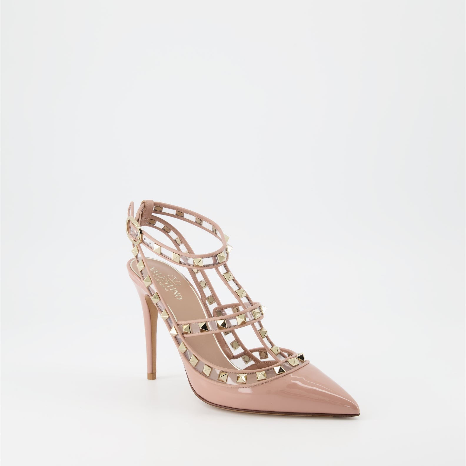 Zapatos de tacón Escarpins Rockstud Valentino Garavani Rosa Femme