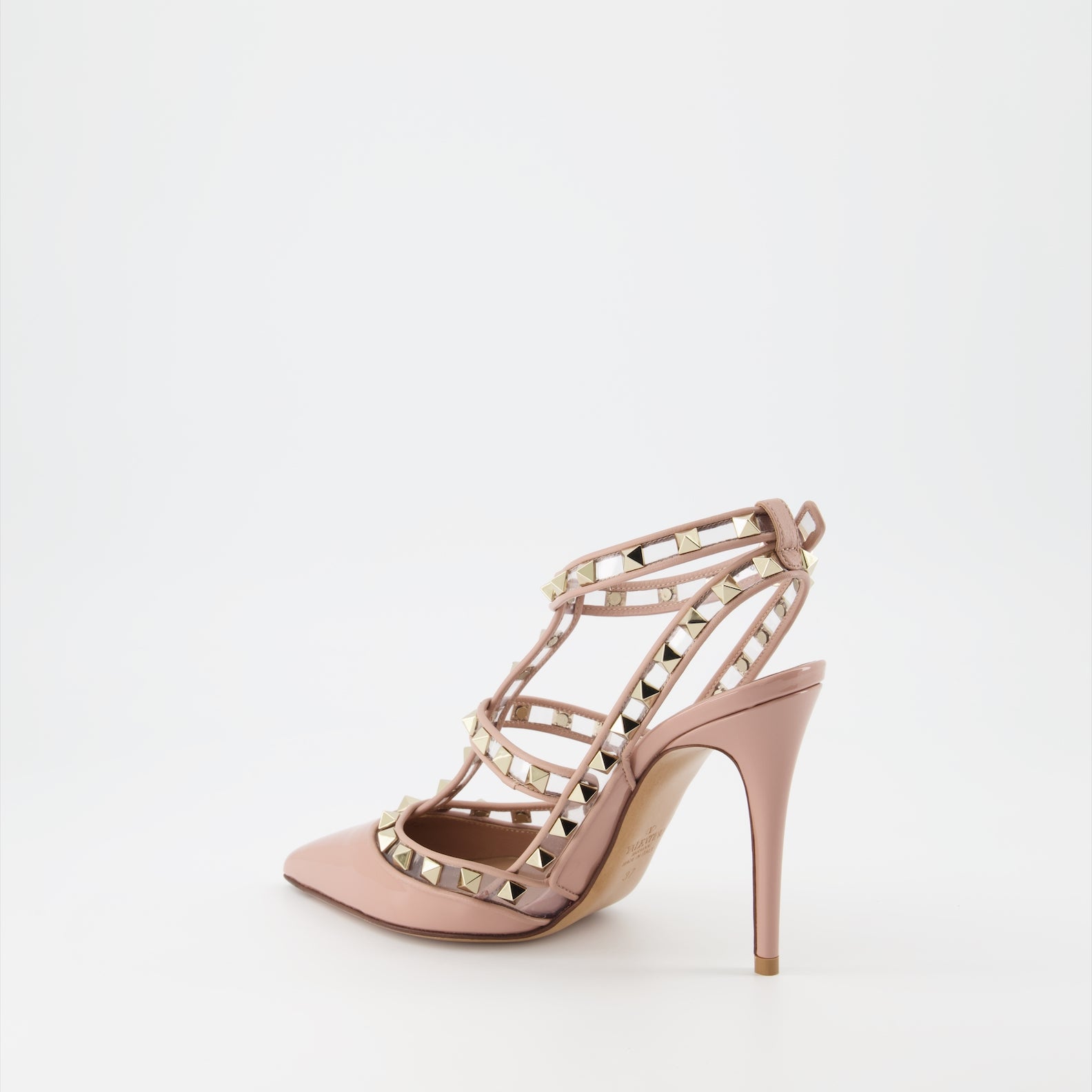Zapatos de tacón Escarpins Rockstud Valentino Garavani Rosa Femme