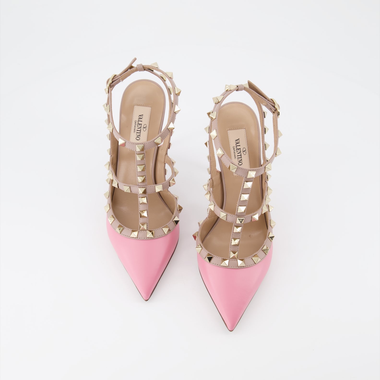 Pumps Escarpins Rockstud Valentino Garavani Rosa Femme