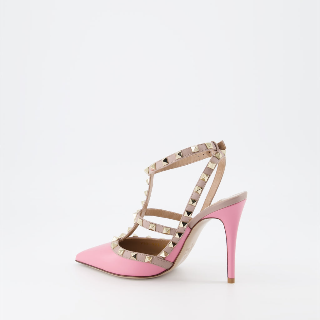 Pumps Escarpins Rockstud Valentino Garavani Rosa Femme