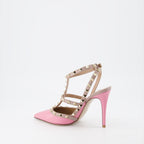 Pumps Escarpins Rockstud Valentino Garavani Rosa Femme