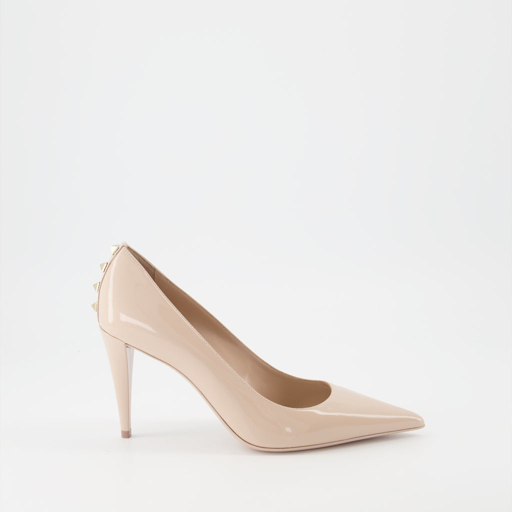 Escarpins Rockstud en cuir verni