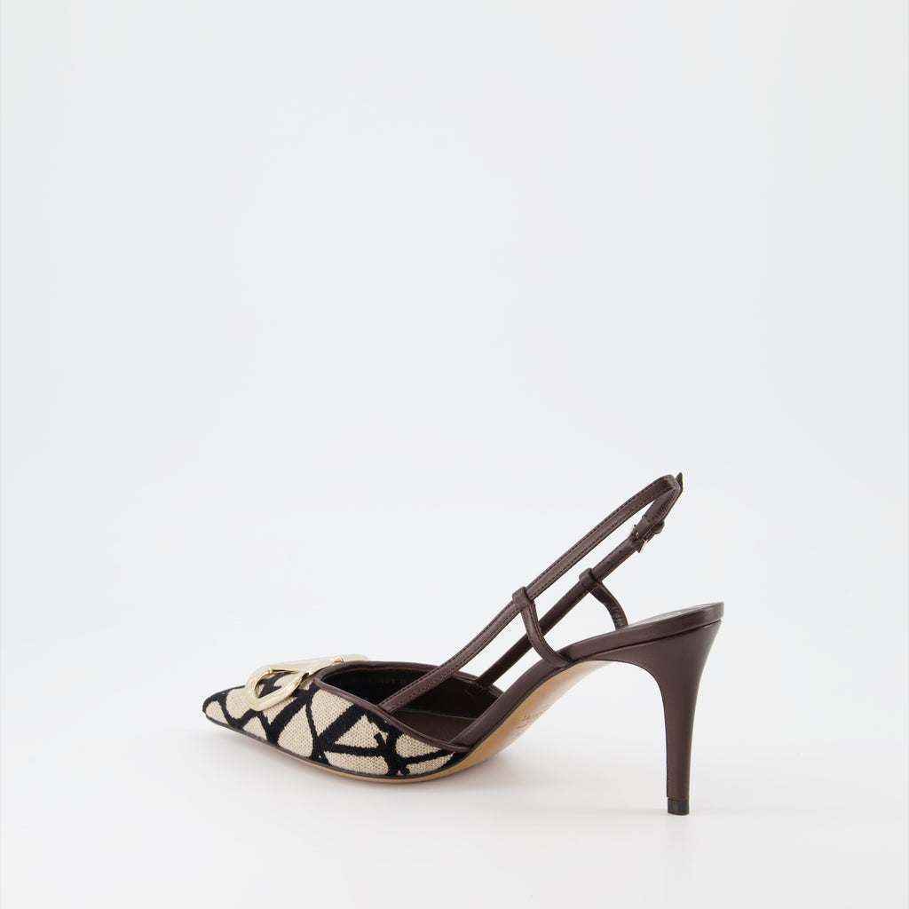 Heels SLing pumps Valentino Garavani Brown Women