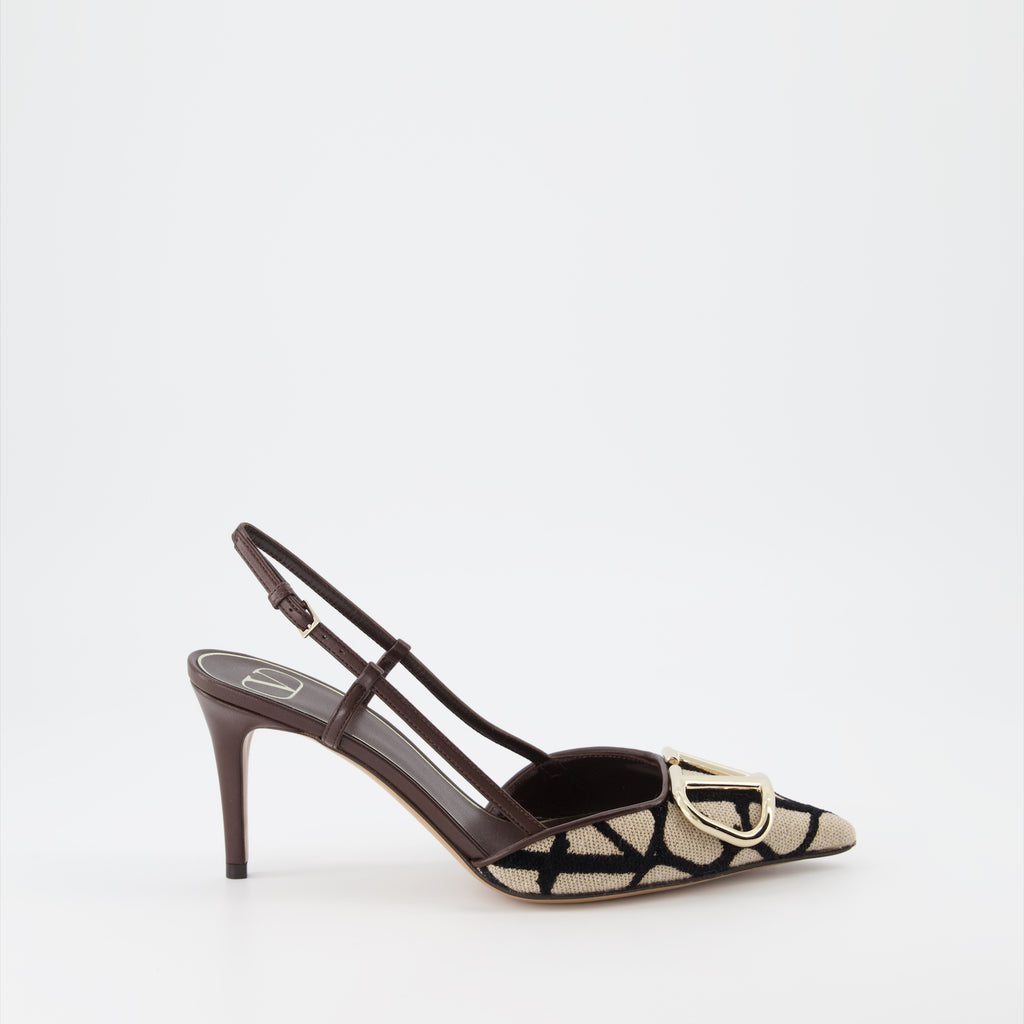 Heels SLing pumps Valentino Garavani Brown Women