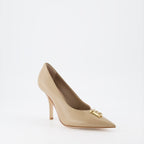 Zapatos de tacón Escarpins TB Burberry Beige Femme