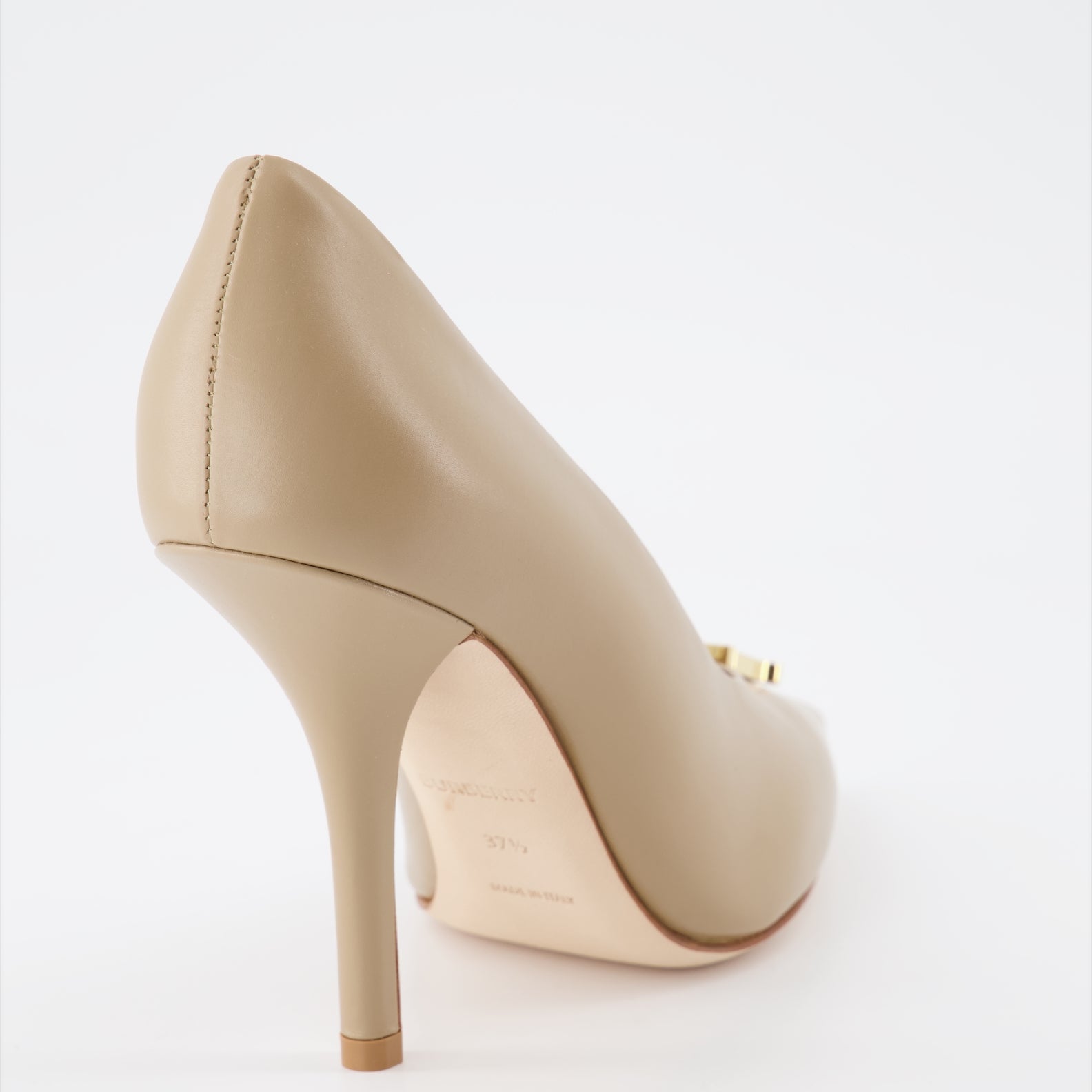 Zapatos de tacón Escarpins TB Burberry Beige Femme