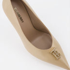 Zapatos de tacón Escarpins TB Burberry Beige Femme
