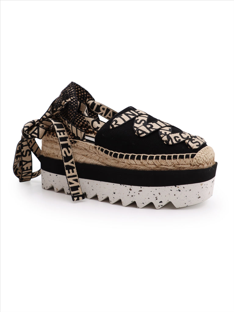 Espadrilles Espadrille Gaia Stella McCartney Schwarz Femme