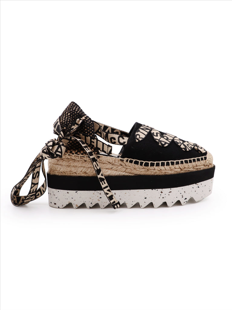 Espadrilles Espadrille Gaia Stella McCartney Schwarz Femme