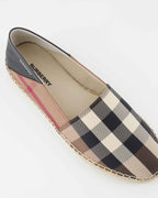 Espadrilles Espadrilles à carreaux Burberry Marron Homme