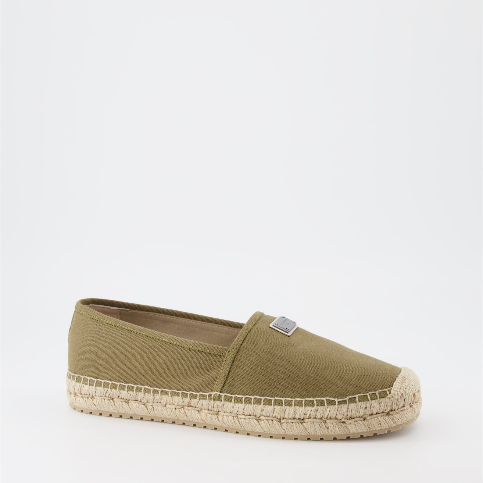 Espadrilles Logo plaque espadrilles Dolce & Gabbana Green Man