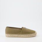 Espadrilles Logo plaque espadrilles Dolce & Gabbana Green Man