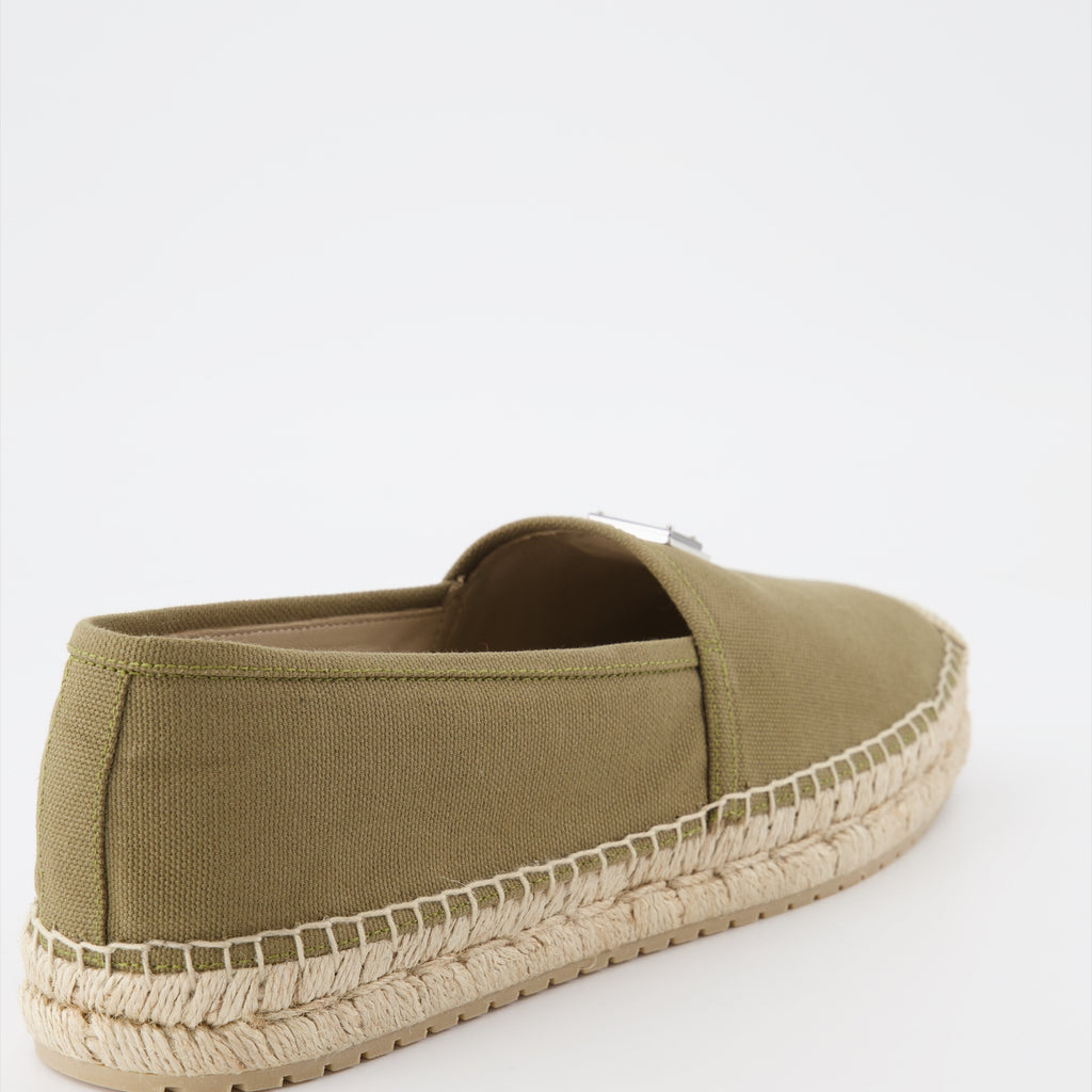 Espadrilles Logo plaque espadrilles Dolce & Gabbana Green Man