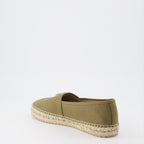 Espadrilles Logo plaque espadrilles Dolce & Gabbana Green Man