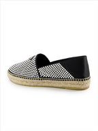 Espadrilles Espadrilles à strass Prada Argenté Femme