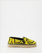 Espadrilles Espadrilles Barocco Versace Jaune Femme