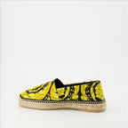 Espadrilles Espadrilles Barocco Versace Jaune Femme