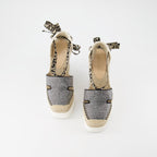 Espadrilles compensées Gaia à cristaux