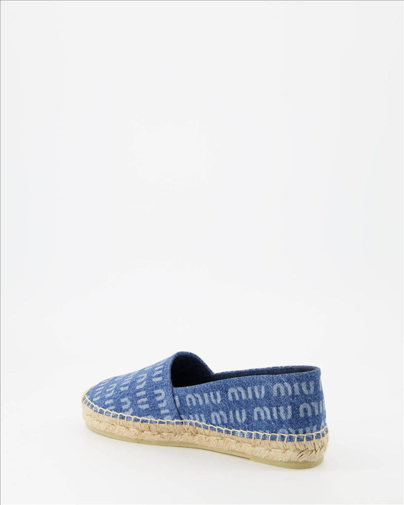 Espadrilles Espadrilles en denim Miu Miu Bleu Femme