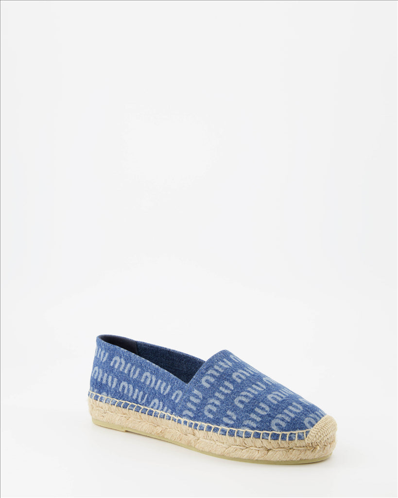 Espadrilles Espadrilles en denim Miu Miu Bleu Femme