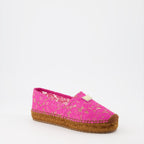 Espadrilles Espadrilles en dentelle Dolce & Gabbana Rose Femme