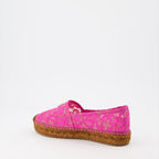 Espadrilles Espadrilles en dentelle Dolce & Gabbana Rose Femme