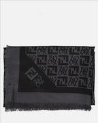 Écharpes, foulards et gants Foulard FF Fendi Noir Homme