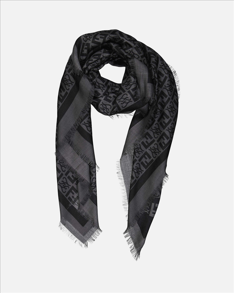 Écharpes, foulards et gants Foulard FF Fendi Noir Homme