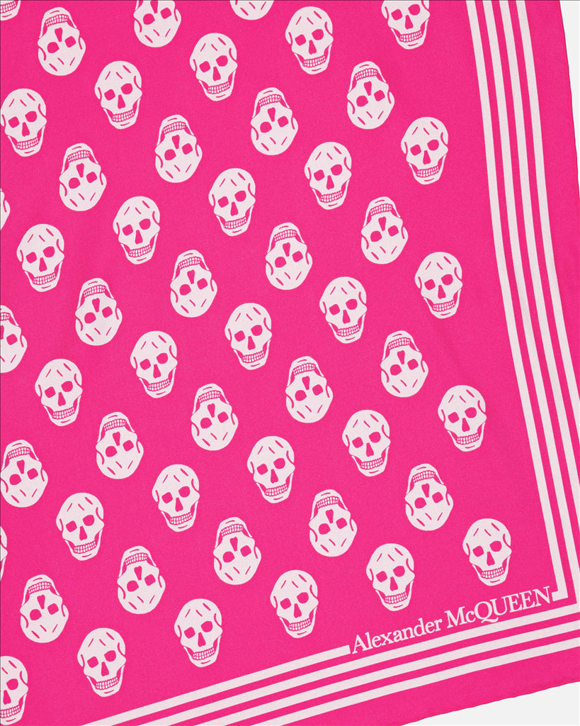 Scarves and gloves Skull Scarf Alexander McQueen Pink Women
