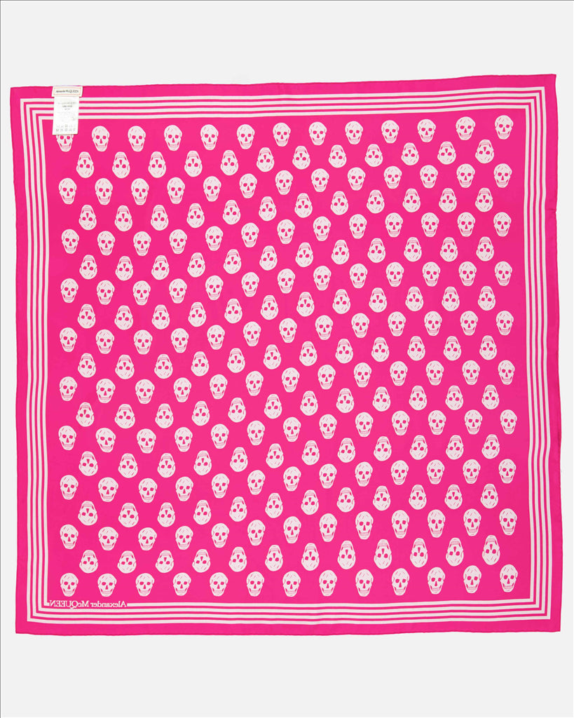 Scarves and gloves Skull Scarf Alexander McQueen Pink Women