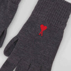 Scarves and gloves Friend of Heart Gloves Ami PARIS Gray Unisex