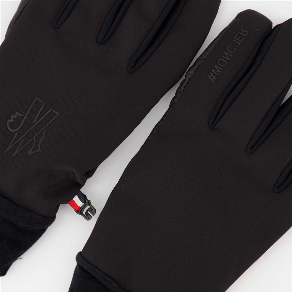 Scarves and gloves Ski gloves Moncler Grenoble Black Man