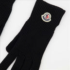 Scarves and gloves Wool gloves Moncler Black Man