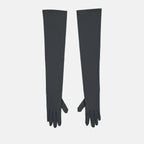 Gants longs gris