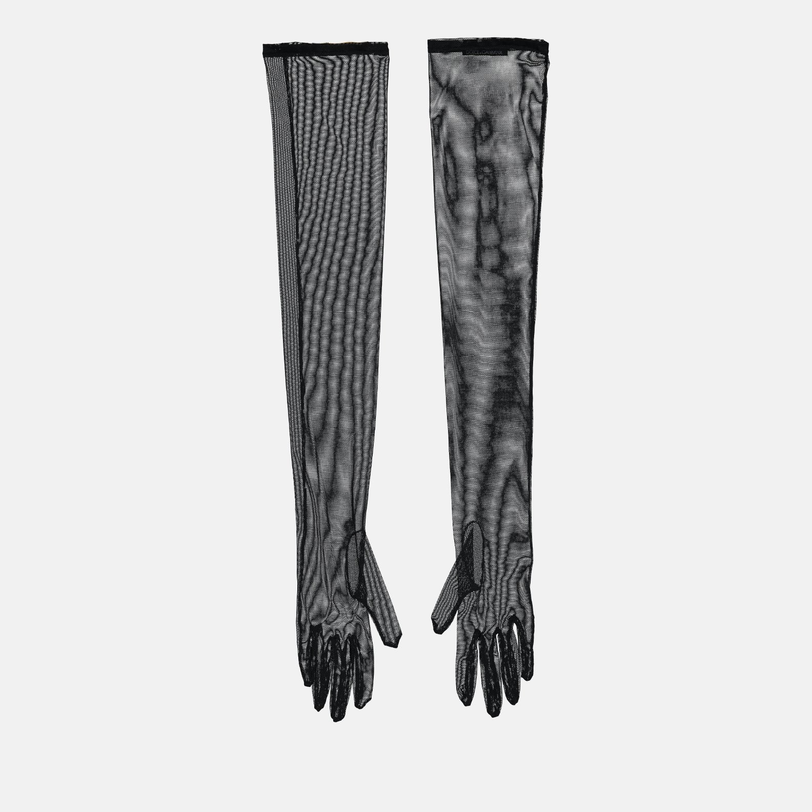 Gants longs transparents