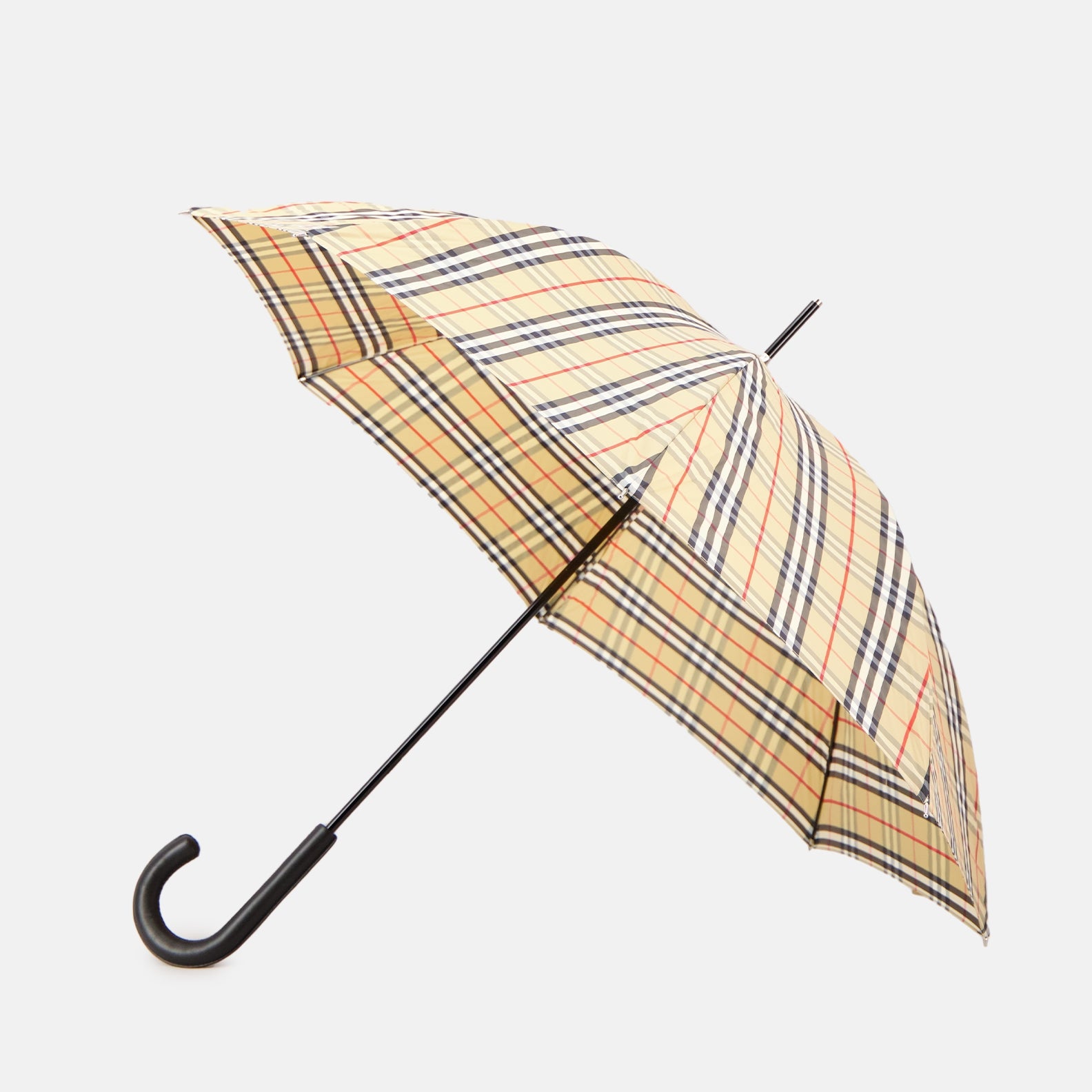 Lifestyle Checkered umbrella Burberry Beige Unisex
