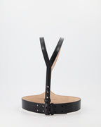 Gürtel Harnais en cuir Alexander McQueen Schwarz Femme