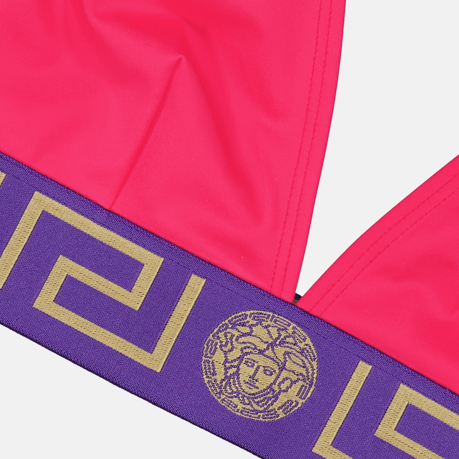 Strandmode Haut de bikini Greca Versace Rosa Femme